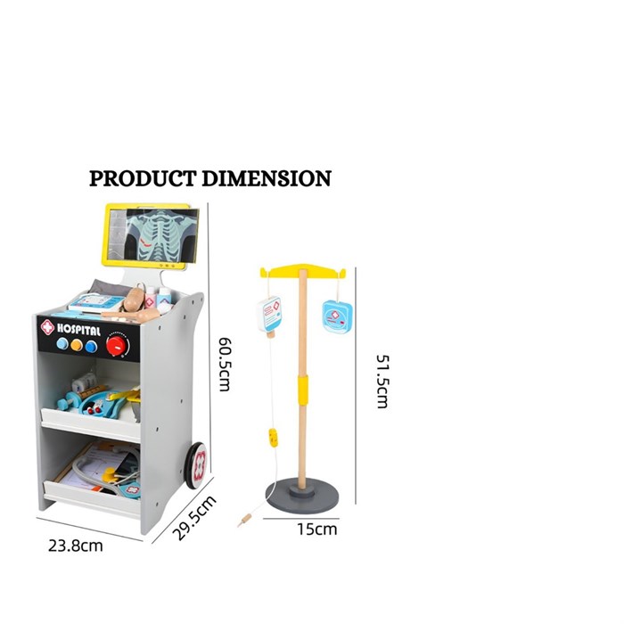 Игровой набор Доктора стол-тележка MMM-960 ZT-PR-001474 - фото 5214